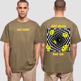1054 "Abi done" Abi Oversize T-Shirt beidseitig bedruckt